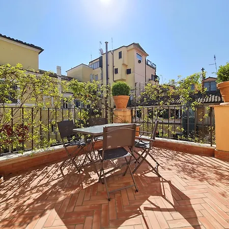 Cs Stylish Loft With Terrace Spanish Steps דירה רומא